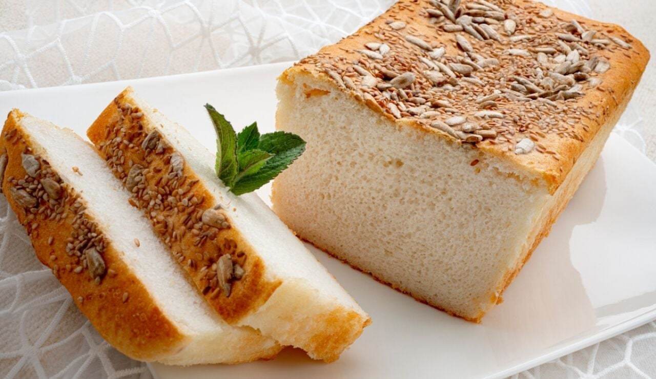 Pan de arroz con semillas