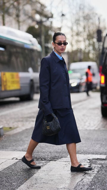 Mujer con merceditas