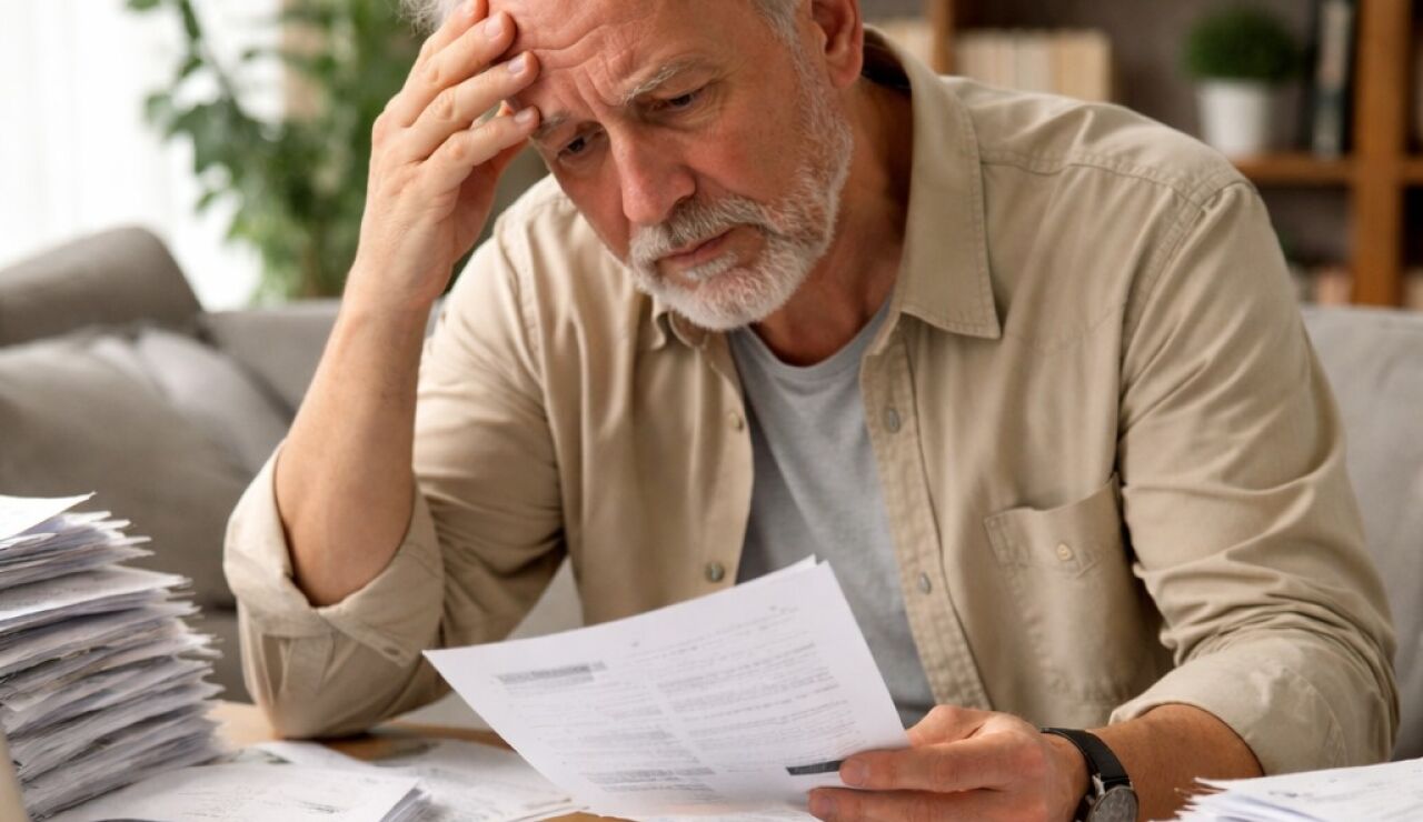 Hombre consultando documentaci&oacute;n