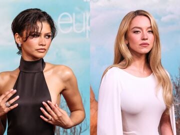 Zendaya y Sydney Sweeney en la premiere de Euphoria