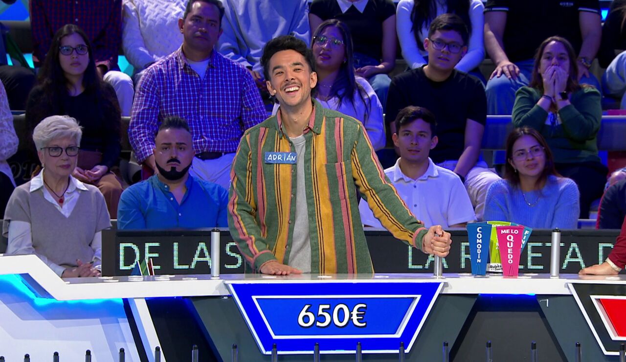 Adri&aacute;n se apoya en el gajo de &lsquo;todas las vocales&rsquo; para resolver un panel de 650&euro;