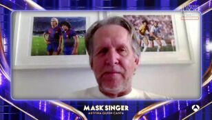 Bernd Schuster en Detr&aacute;s de la m&aacute;scara