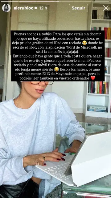 Story de Alejandra Rubio en Instagram Story de Alejandra Rubio en Instagram