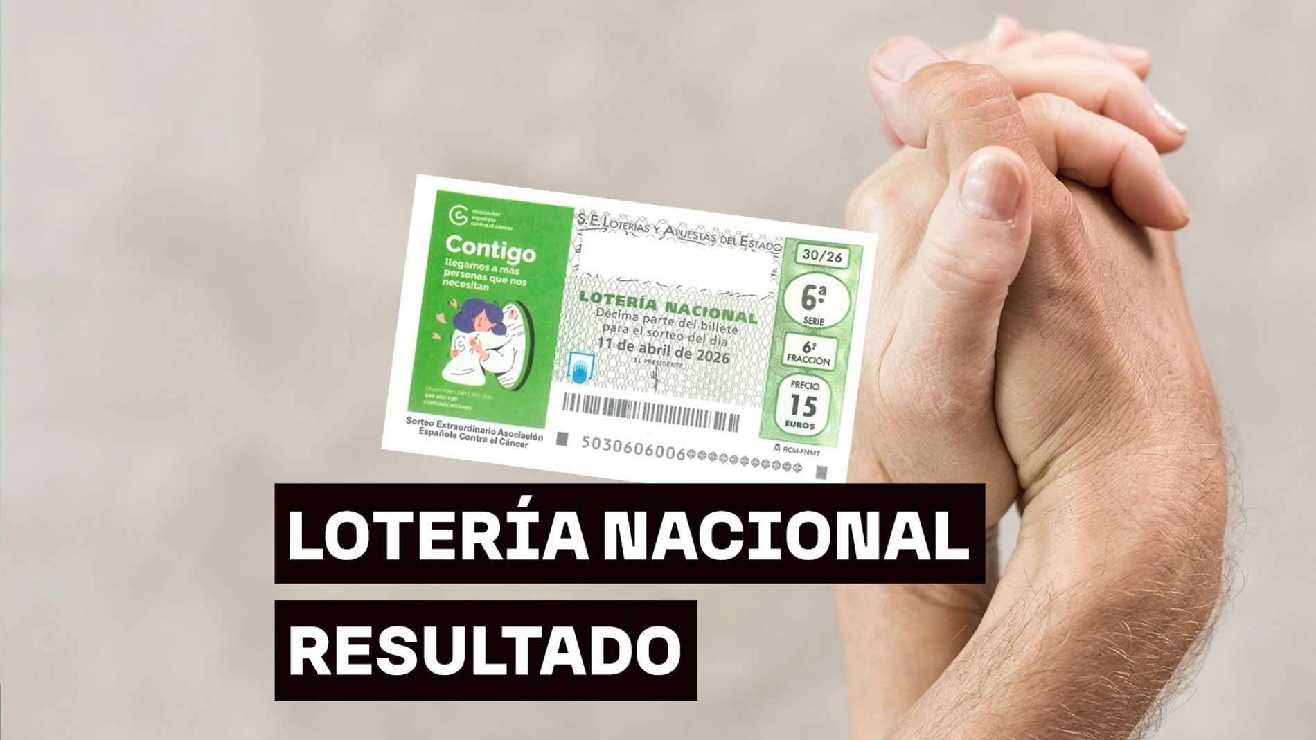 Comprobar Lotería Nacional: resultado del sorteo extraordinario de la Asociación Española Contra el Cáncer AECC Comprobar Lotería Nacional: resultado del sorteo extraordinario de la Asociación Española Contra el Cáncer AECC