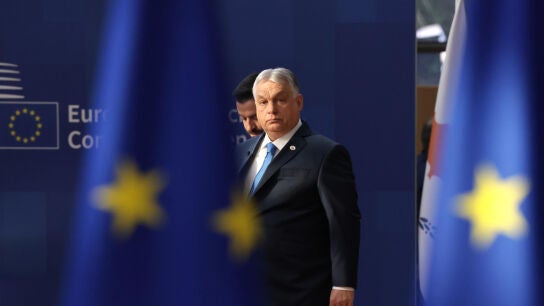 Imagen de archivo del actual primer ministro h&uacute;ngaro, V&iacute;ktor Orb&aacute;n, a su llegada a una reuni&oacute;n del Consejo Europeo.