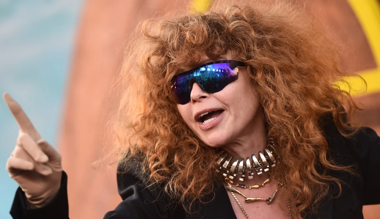 Natasha Lyonne en la premiere de la temporada 3 de Euphoria