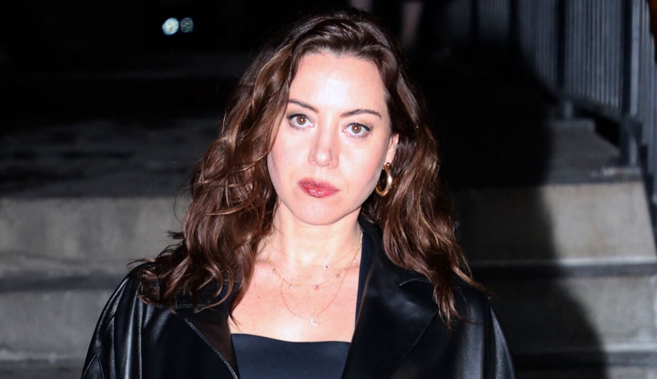 La actriz Aubrey Plaza