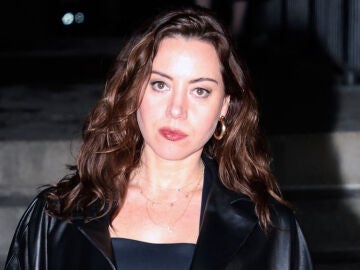 La actriz Aubrey Plaza