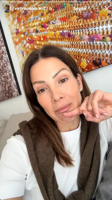 Virginia Troconis en sus storys de instagram Virginia Troconis en sus storys de instagram