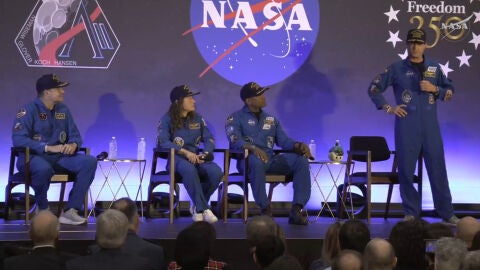 Los astronautas de Artemis II 