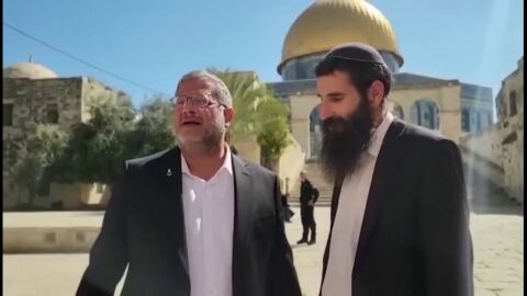 El ministro ultra israelí isita la Explanada de las Mezquitas de Jerusalén