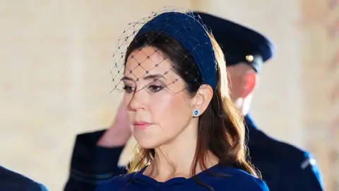 Mary de Dinamarca en un acto Mary de Dinamarca en un acto