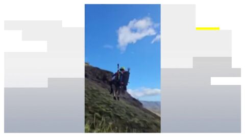 El v&iacute;deo del rescate en helic&oacute;ptero