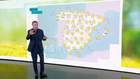 Roberto Brasero y la previsi&oacute;n del martes 14 de abril