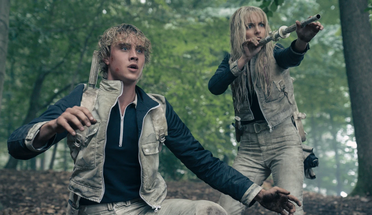 Joseph Zada y McKenna Grace en Amanecer en la Cosecha