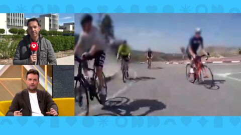 Arrolla a 4 ciclistas.