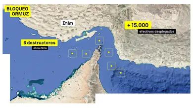 El despliegue militar de EEUU para impedir que Irán exporte petróleo: 6 destructores y el portaaviones Abraham Lincoln El despliegue militar de EEUU para impedir que Irán exporte petróleo: 6 destructores y el portaaviones Abraham Lincoln