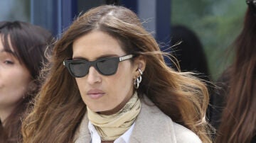 Sara Carbonero, en el tanatorio tras la muerte de su madre