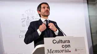 El ministro de Cultura Ernest Urtasun El ministro de Cultura Ernest Urtasun