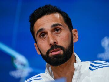 Arbeloa, en rueda de prensa antes del partido ante el Bayern