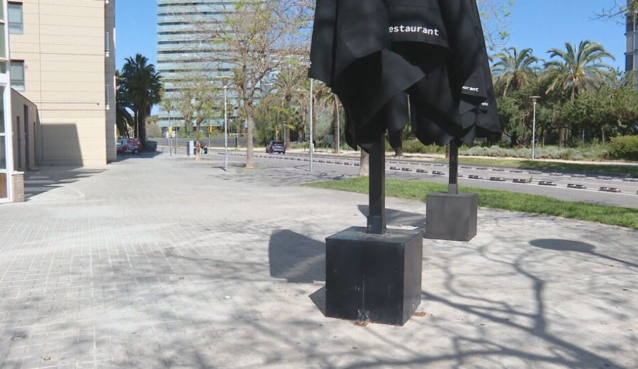 Inmediaciones del parque de Diagonal Mar de Barcelona