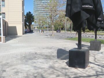 Inmediaciones del parque de Diagonal Mar de Barcelona