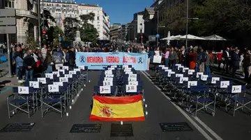 Concentración por las víctimas de Adamuz en el Congreso Concentración por las víctimas de Adamuz en el Congreso
