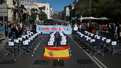 Concentración por las víctimas de Adamuz en el Congreso Concentración por las víctimas de Adamuz en el Congreso