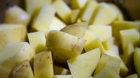 Trozos de patata Trozos de patata