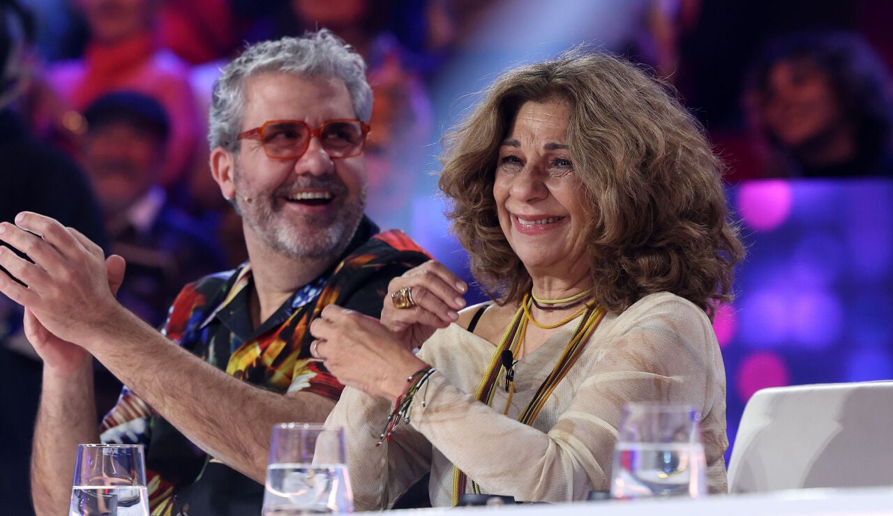 Florentino Fern&aacute;ndez y Lolita Flores en Tu cara me suena