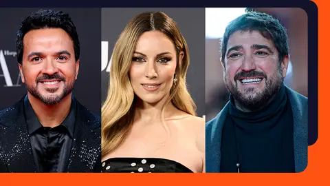 Luis Fonsi, Edurne y Antonio Orozco Luis Fonsi, Edurne y Antonio Orozco