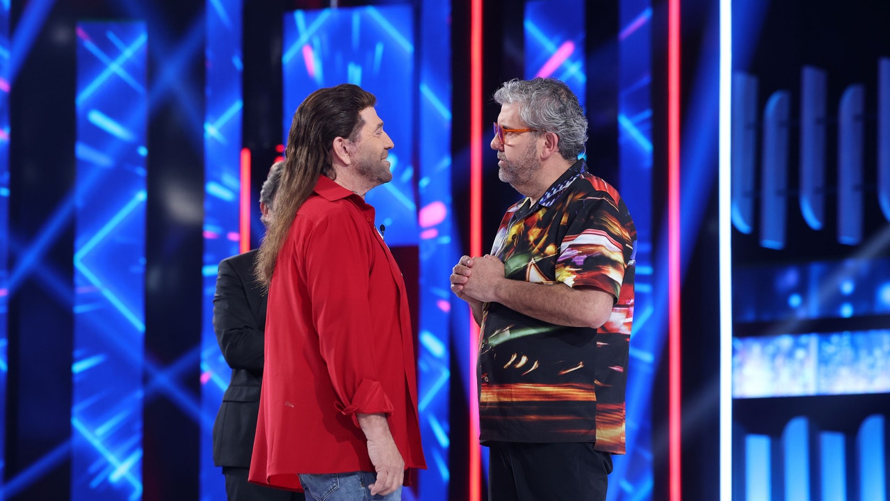 Pepe Navarro y Flo se reencuentran en el plató de Tu cara me suena Pepe Navarro y Flo se reencuentran en el plató de Tu cara me suena