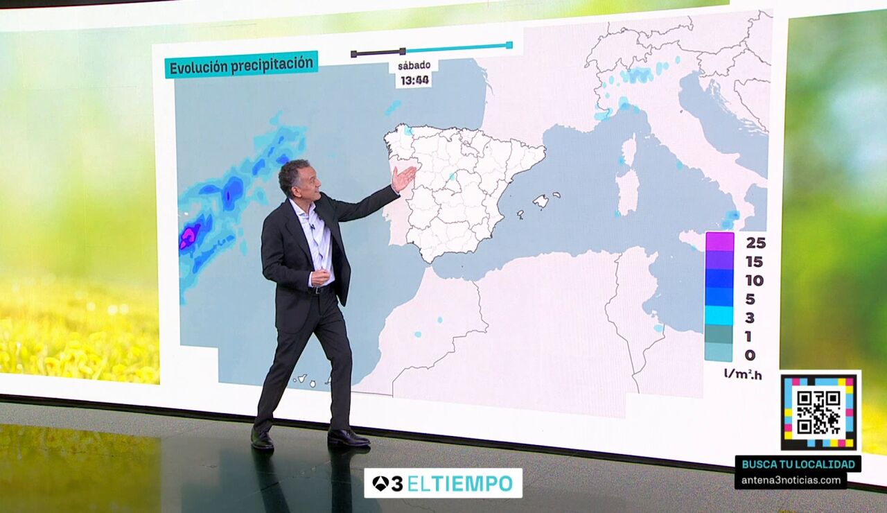 Roberto Brasero avisa calor de verano en abril y tormentas fuertes: "Suben m&aacute;s las temperaturas"