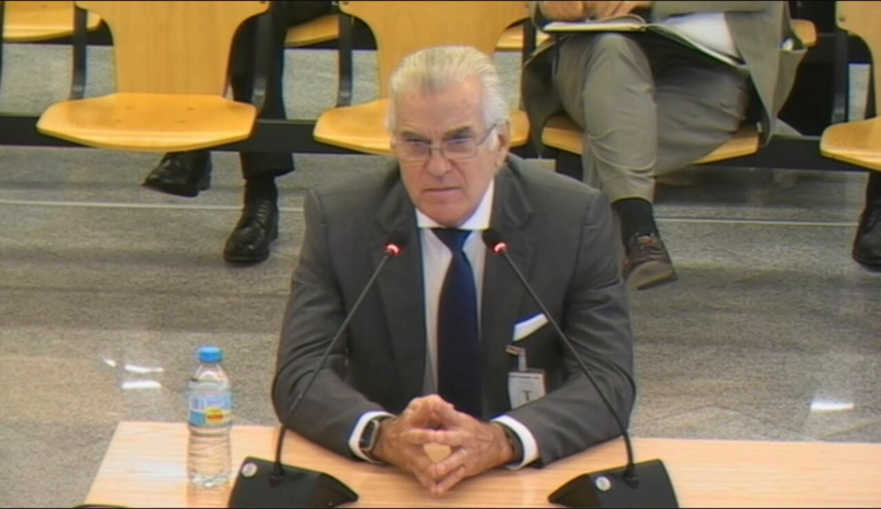 Luis B&aacute;rcenas declarando en el juicio por el caso kitchen