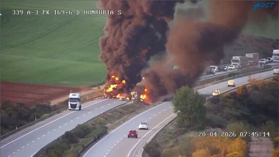 Incendio en la A3