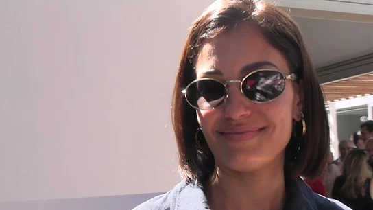 Hiba Abouk, en el tenis en Barcelona Hiba Abouk, en el tenis en Barcelona