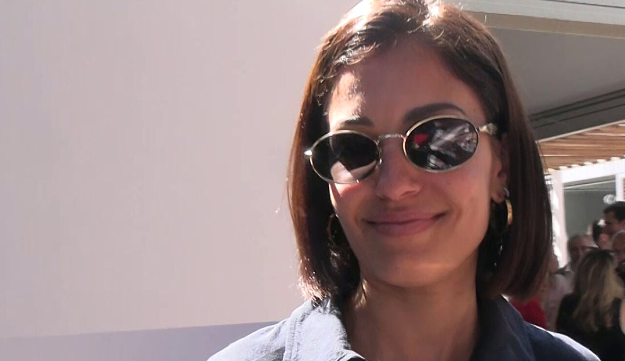 Hiba Abouk, en el tenis en Barcelona