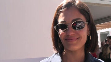 Hiba Abouk, en el tenis en Barcelona