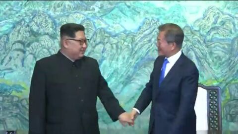 Corea del Sur y Corea del Norte firman acuerdo desnuclearizaci&oacute;n