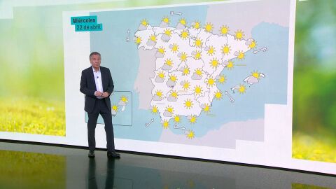 La previsi&oacute;n del tiempo del mi&eacute;rcoles 21 de abril