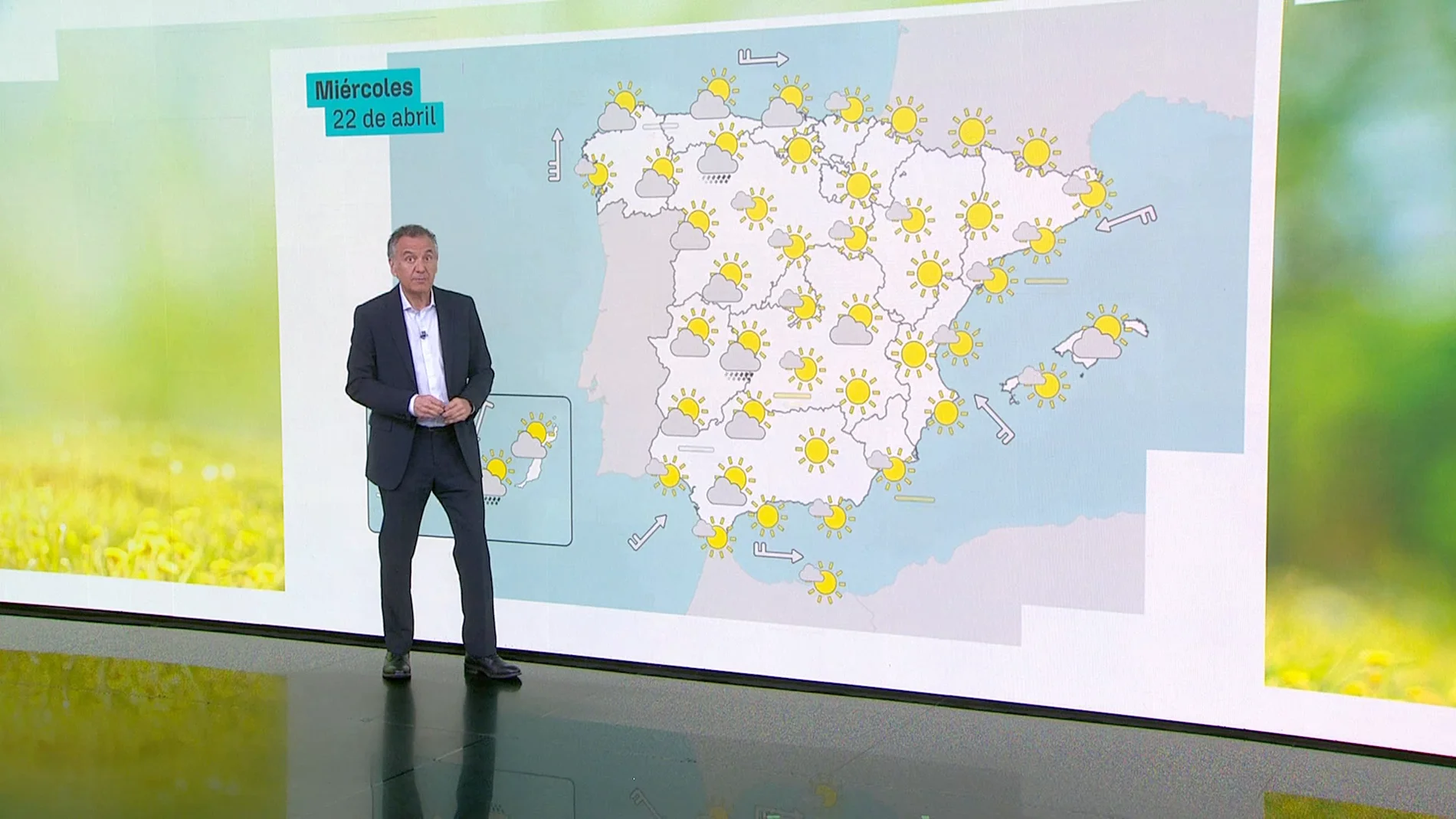La previsión del tiempo del miércoles 21 de abril La previsión del tiempo del miércoles 21 de abril