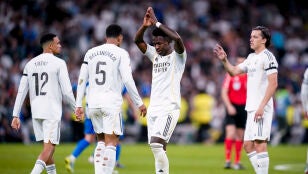 Vinicius Jr celebrando un gol 