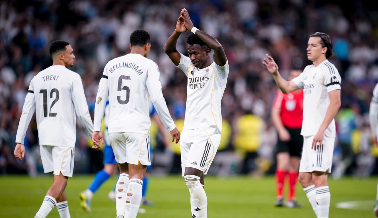 Vinicius Jr celebrando un gol