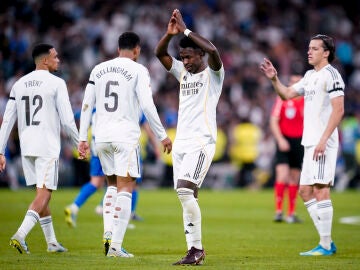 Vinicius Jr celebrando un gol 
