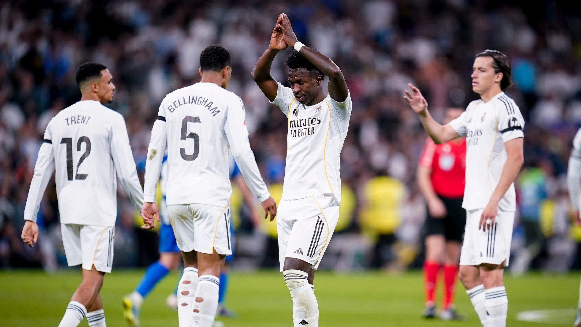 Vinicius Jr celebrando un gol Vinicius Jr celebrando un gol