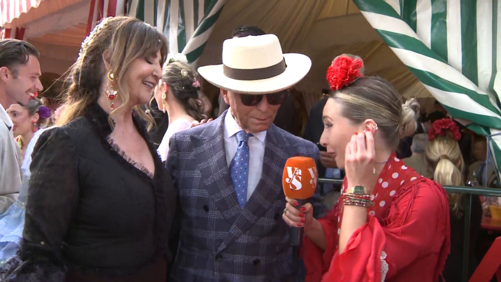 Ortega Cano disfruta de la Feria de Abril: 