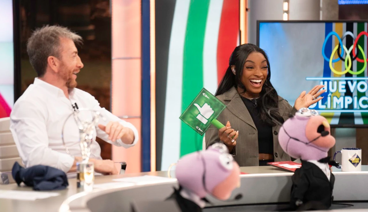 "Dentro de 30 años me pasará algo así": Simone Biles lo pasa en grande con la sección de Trancas y Barrancas