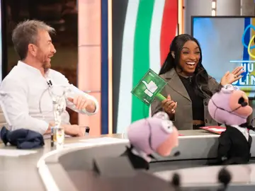 "Dentro de 30 años me pasará algo así": Simone Biles lo pasa en grande con la sección de Trancas y Barrancas "Dentro de 30 años me pasará algo así": Simone Biles lo pasa en grande con la sección de Trancas y Barrancas