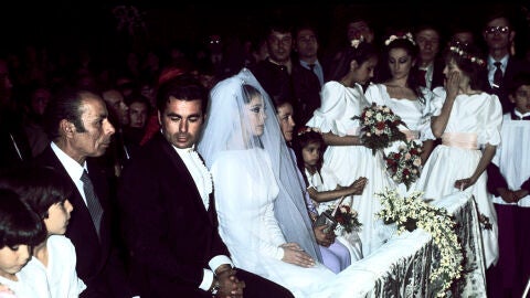 Isabel Pantoja y Francisco Rivera Pérez el día de su boda