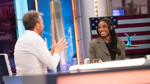 Simone Biles mantiene el suspense sobre si competir&aacute; en Los &Aacute;ngeles 2028: "Estar&eacute; en el suelo o en la grada"